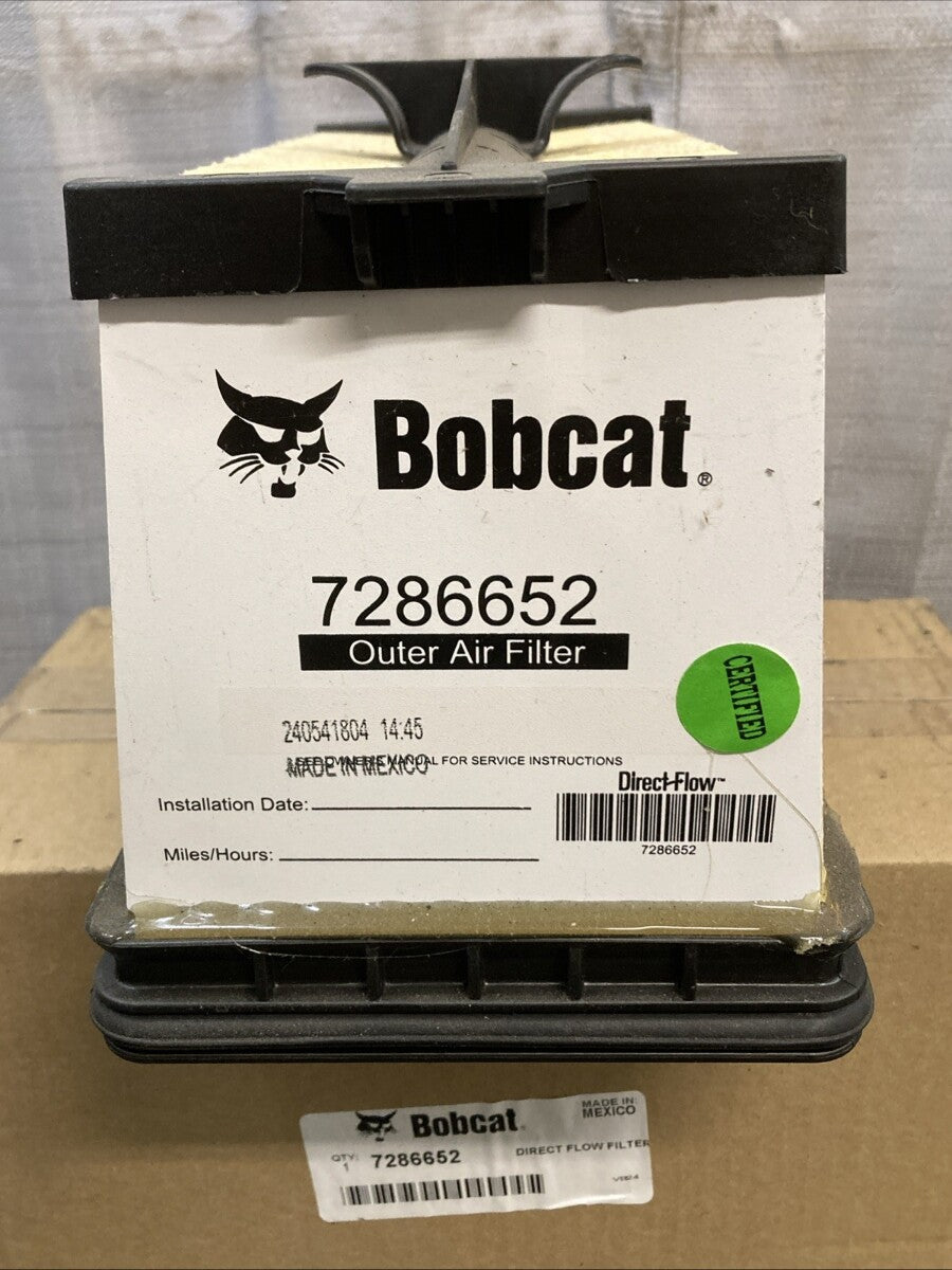 New Genuine Bobcat 7286652 Direct Flow Air Filter