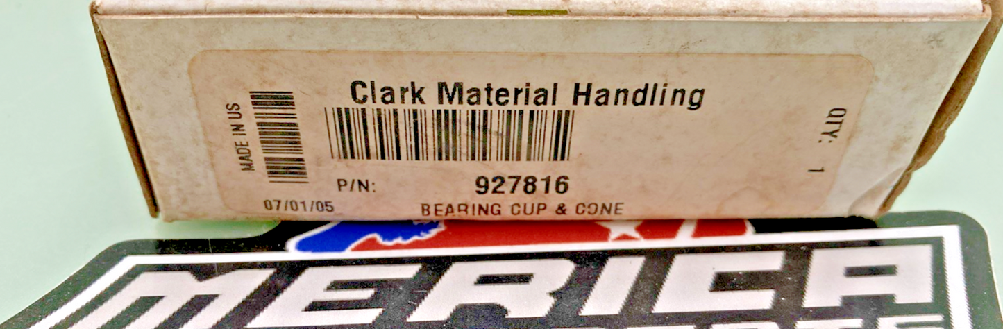 New Genuine Clark 927816 Bearing, Cup 32207 and Cone 32207