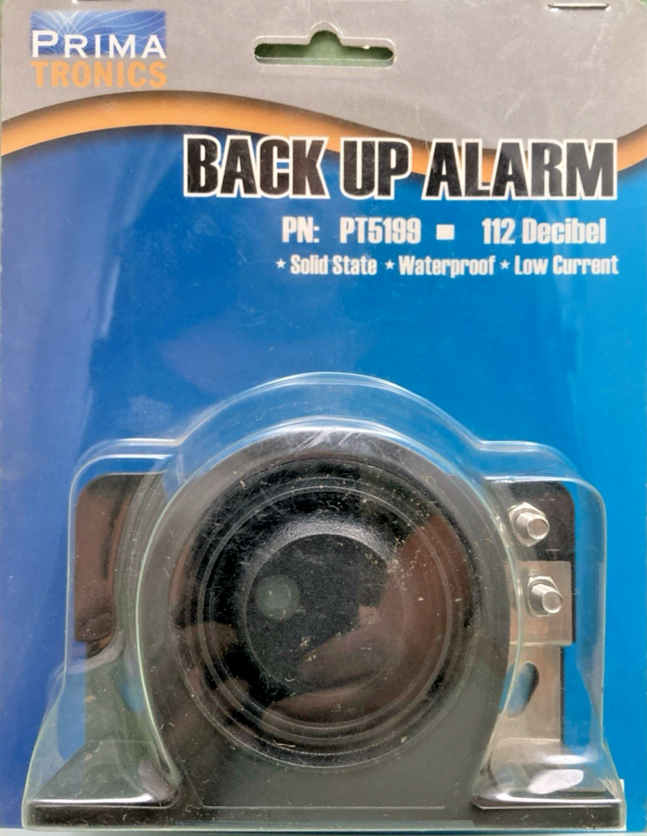 New Genuine Prima Tronics PT5199 Back Up Alarm, 112 Decibel