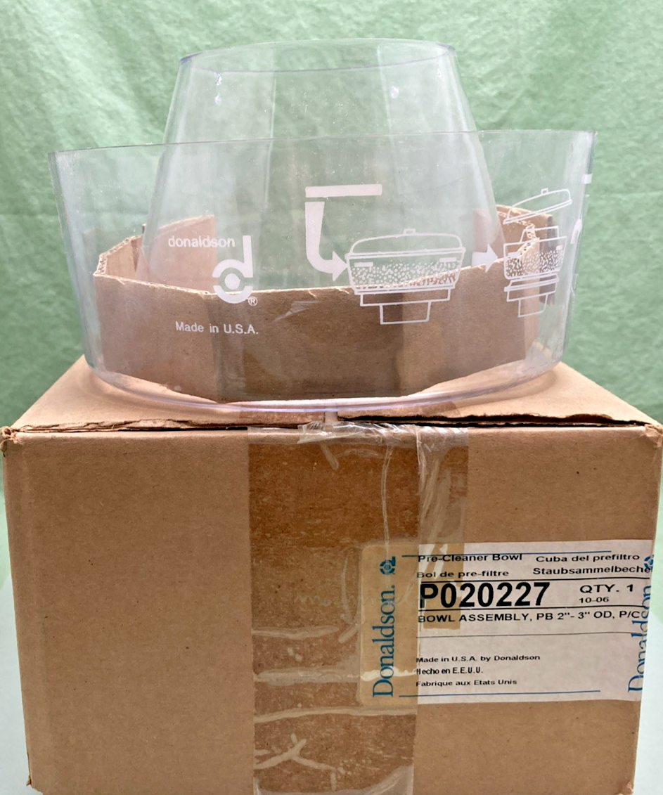 New Genuine Donaldson P020227 Tractor Air Pre Cleaner Dust Collection Bowl