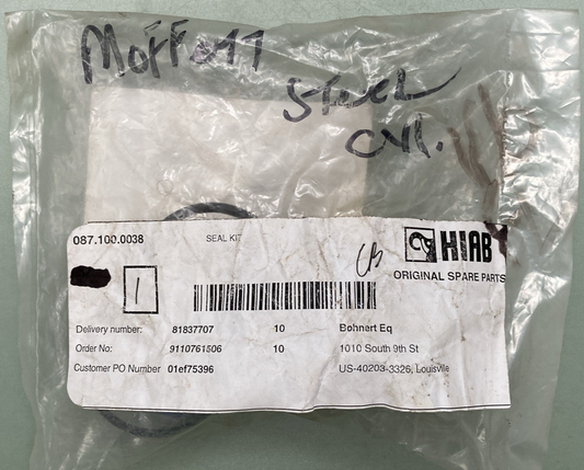 New Genuine Hiab 087.100.0038 Seal Kit