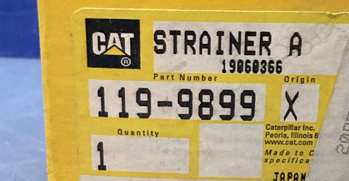New Genuine CAT 119-9899 WATER SEDIMENTER
