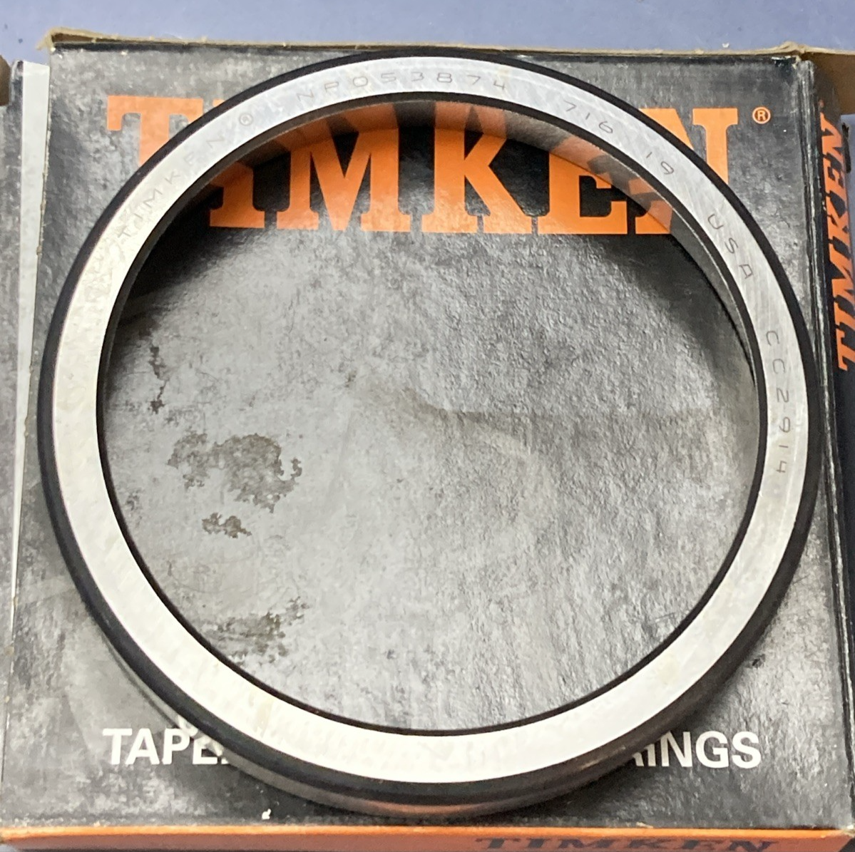 NEW GENUINE TIMKEN NP053874 TAPERED ROLLER BEARING CUP