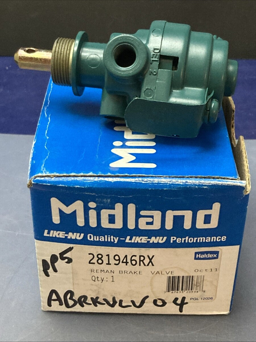 REMAN GENUINE MIDLAND HALDEX 281946RX AUTOMATIC CONTROL BRAKE VALVE