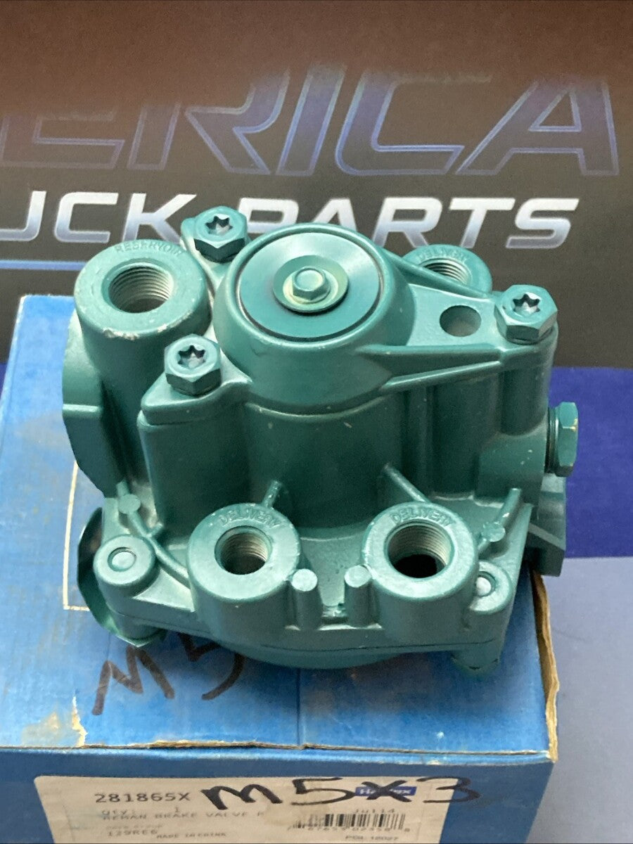 REMAN GENUINE HALDEX 281865X Air Brake Emergency Relay Valve Assembly Heavy Duty