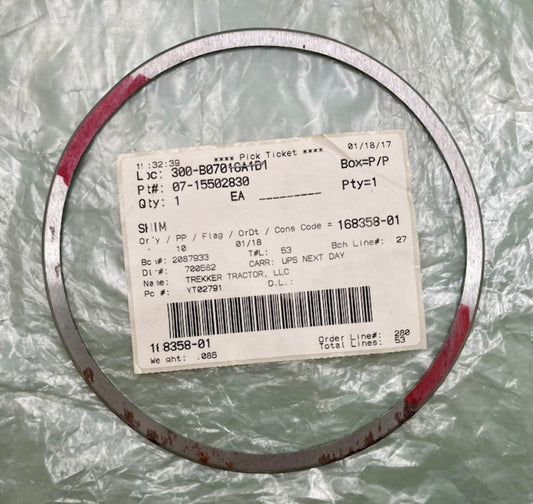 Trekker Tractor 07-15502830 Shim New Genuine