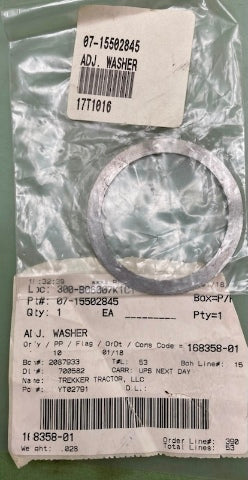Trekker Tractor 07-15502845 ADJ. Washer New Genuine