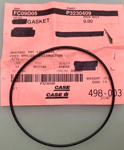 CNH Industrial P3230409 Gasket New Genuine