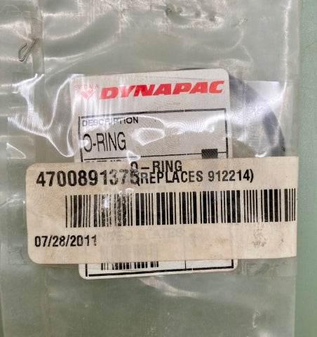 Dynapac 4700891375 O-Ring New Genuine