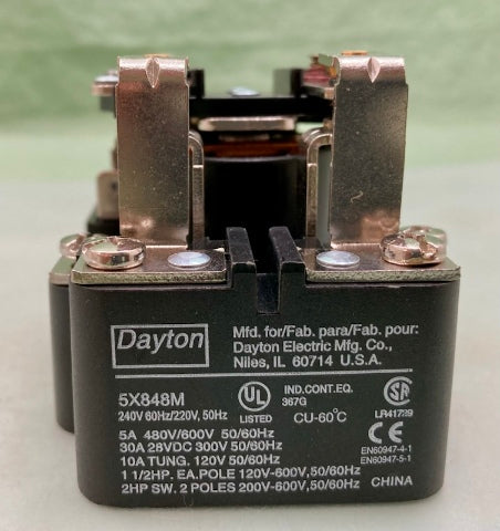 Dayton 5X848M 240V, 60Hz/220 V 50Hz, 30A New Genuine