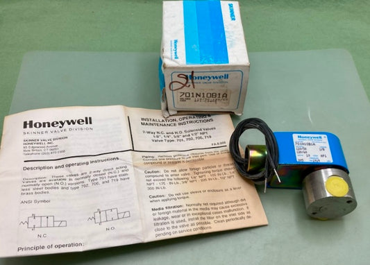 Honeywell 701N10B1A 2-Way N.C. & N.O. Solenoid  New Genuine
