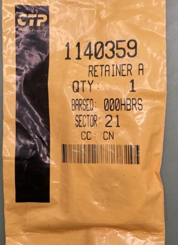 Caterpillar 1140359 Retainer A New Genuine