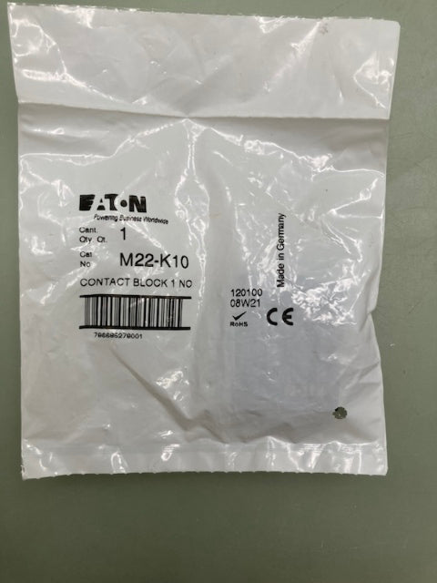 Eaton M22-K10 Contact Block 1 NO New Genuine
