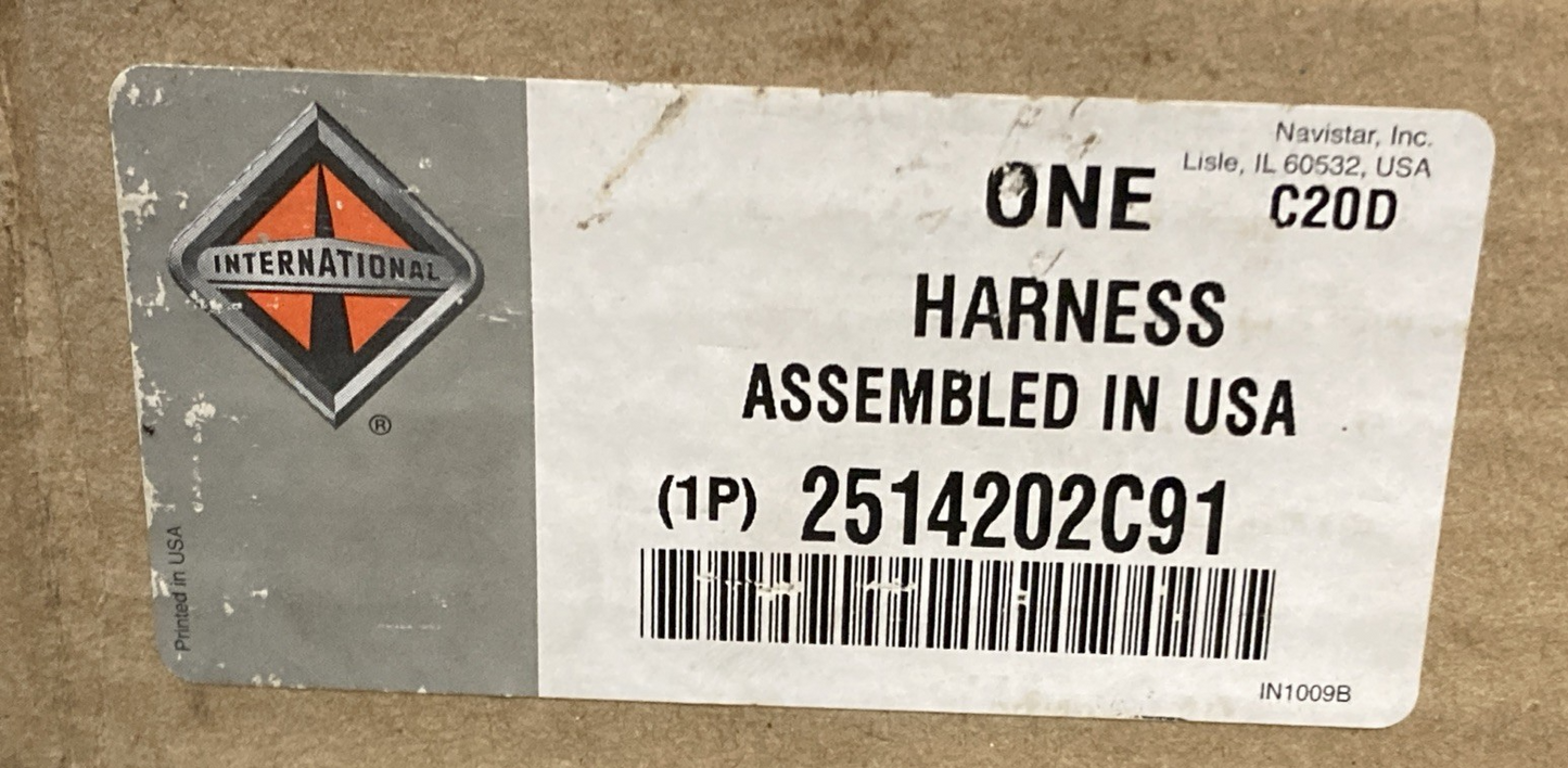 New Genuine International 2514202C91 Jumper Wiring Harness Hvac Pt Sensor, Navi