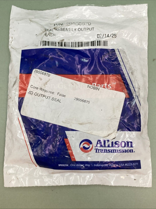 New Genuine Allison 29556870 SEAL ASSEMBLY-OUTPUT