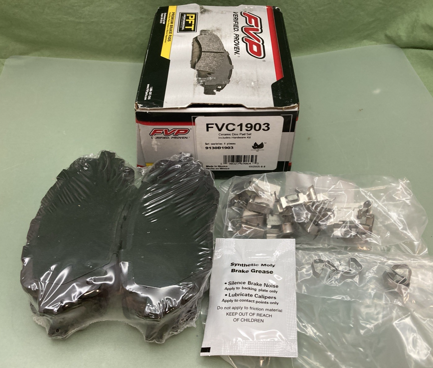 New Genuine FVP FVC1903 Ceramic Disc Brake Pad Set