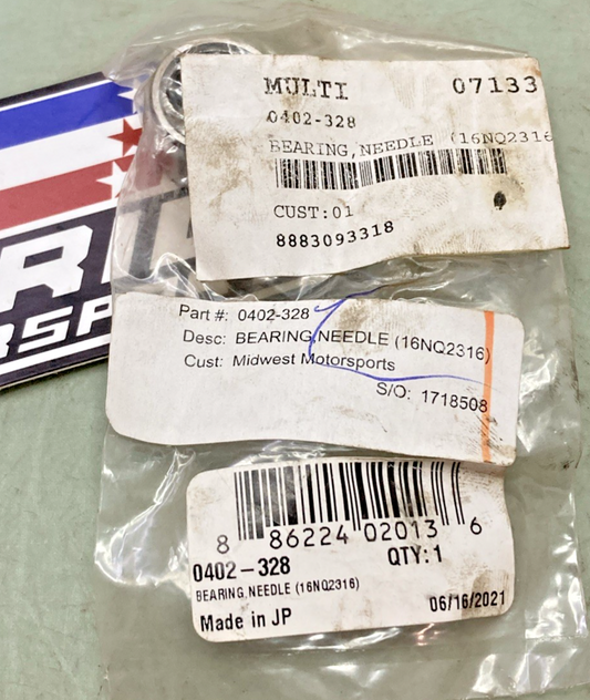 New Genuine Arctic Cat 0402-328 Needle Bearing