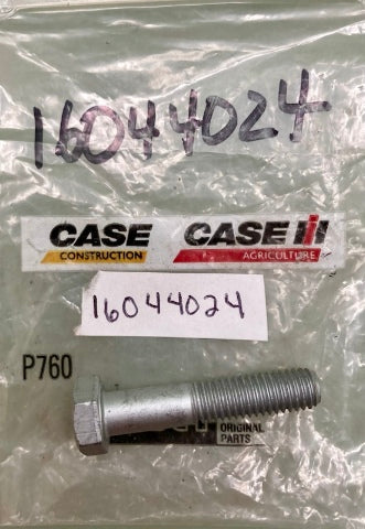 CNH Industrial 16044024 Hex Bolt Cl 8.8 M8 x 1.25 x 40 New Genuine