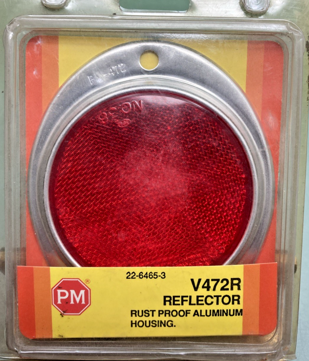 New Genuine Peterson 22-6465-3 V472R 3" Reflector Aluminum Housing