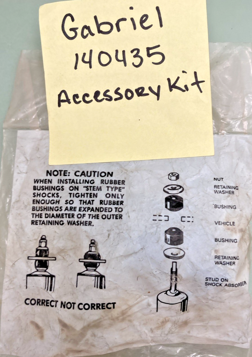New Replaces Gabriel 140435 Accessory Kit