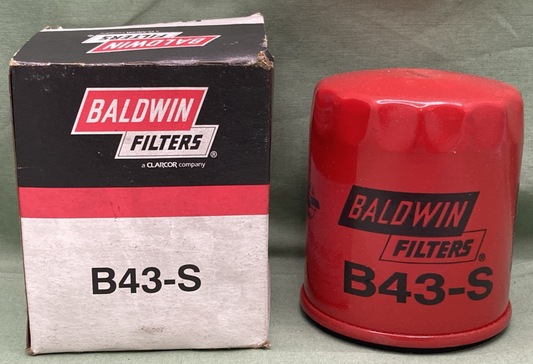 New Genuine Baldwin B43-S Oil Filter