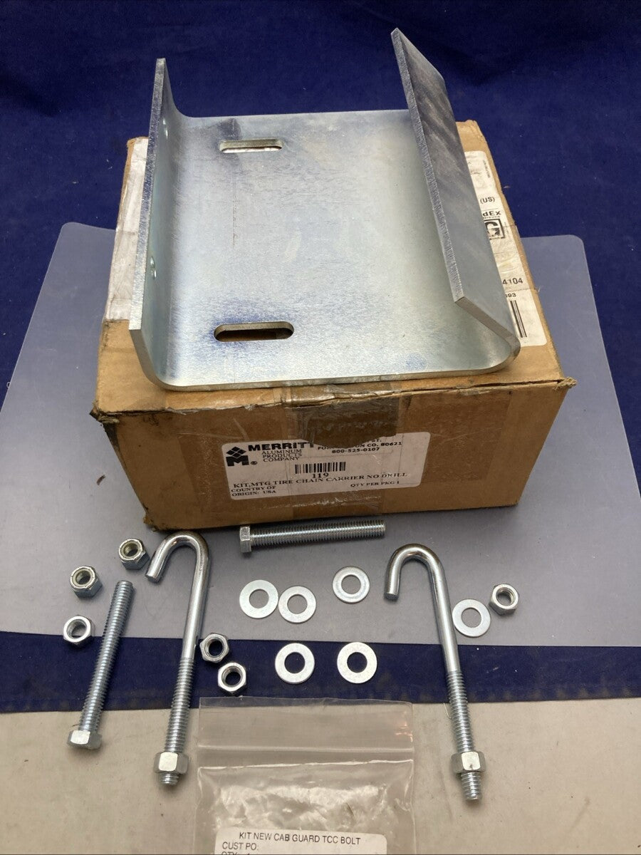 New Genuine Merritt Equipment 119 Kit,Mtg Tire Chain Carrier