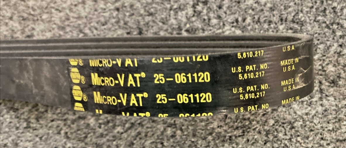 New Genuine Napa 25-061120 V-Ribbed Belt (Standard) K06 13/16" x 112 1/2"