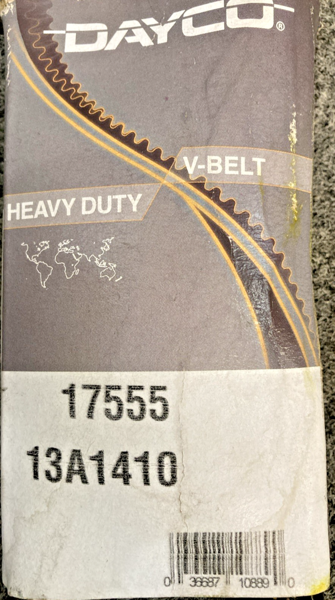 New Genuine Dayco 17555 13A1410 V-Belt Heavy Duty