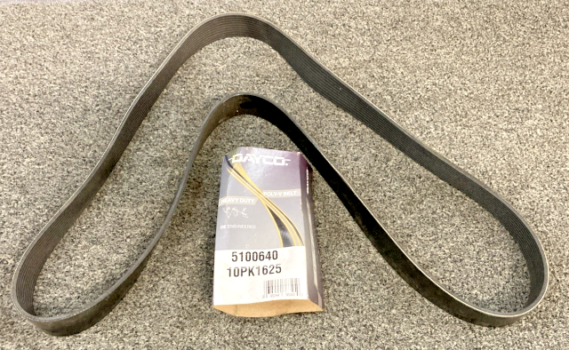 New Genuine Dayco 5100640 10PK1625 Heavy Duty Poly Rib Belt