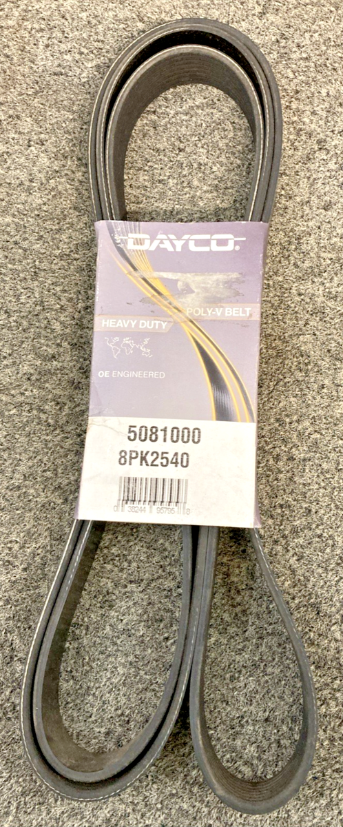 New Genuine Dayco 5081000 8PK2540 Heavy Duty Rib Poly-V Belt