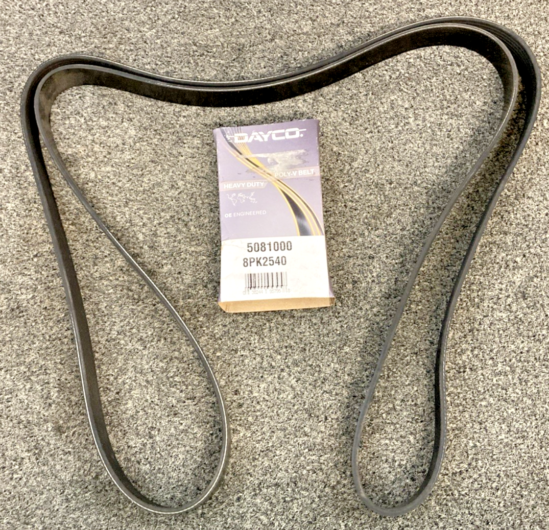 New Genuine Dayco 5081000 8PK2540 Heavy Duty Rib Poly-V Belt