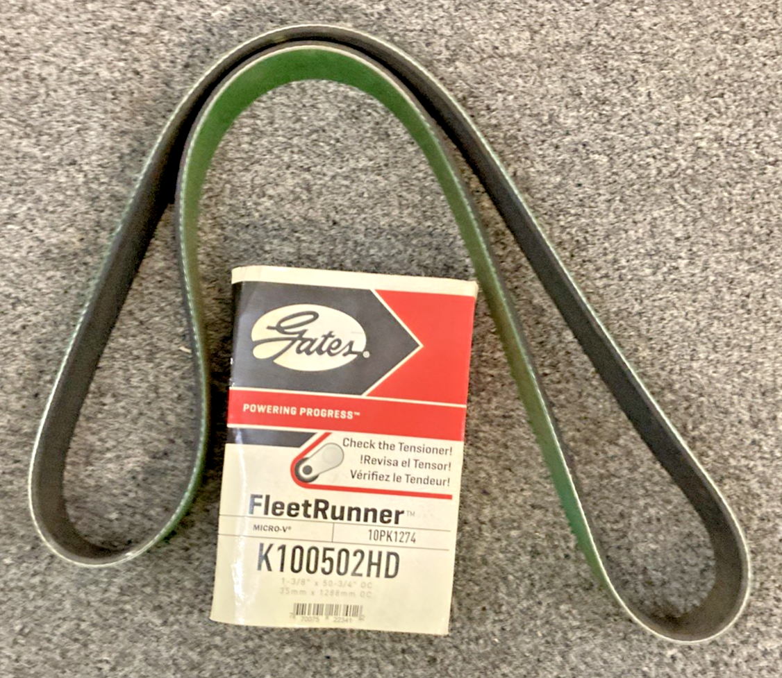 New Genuine Gates K100502HD FleetRunner Heavy-Duty Micro-V Serpentine Drive Belt
