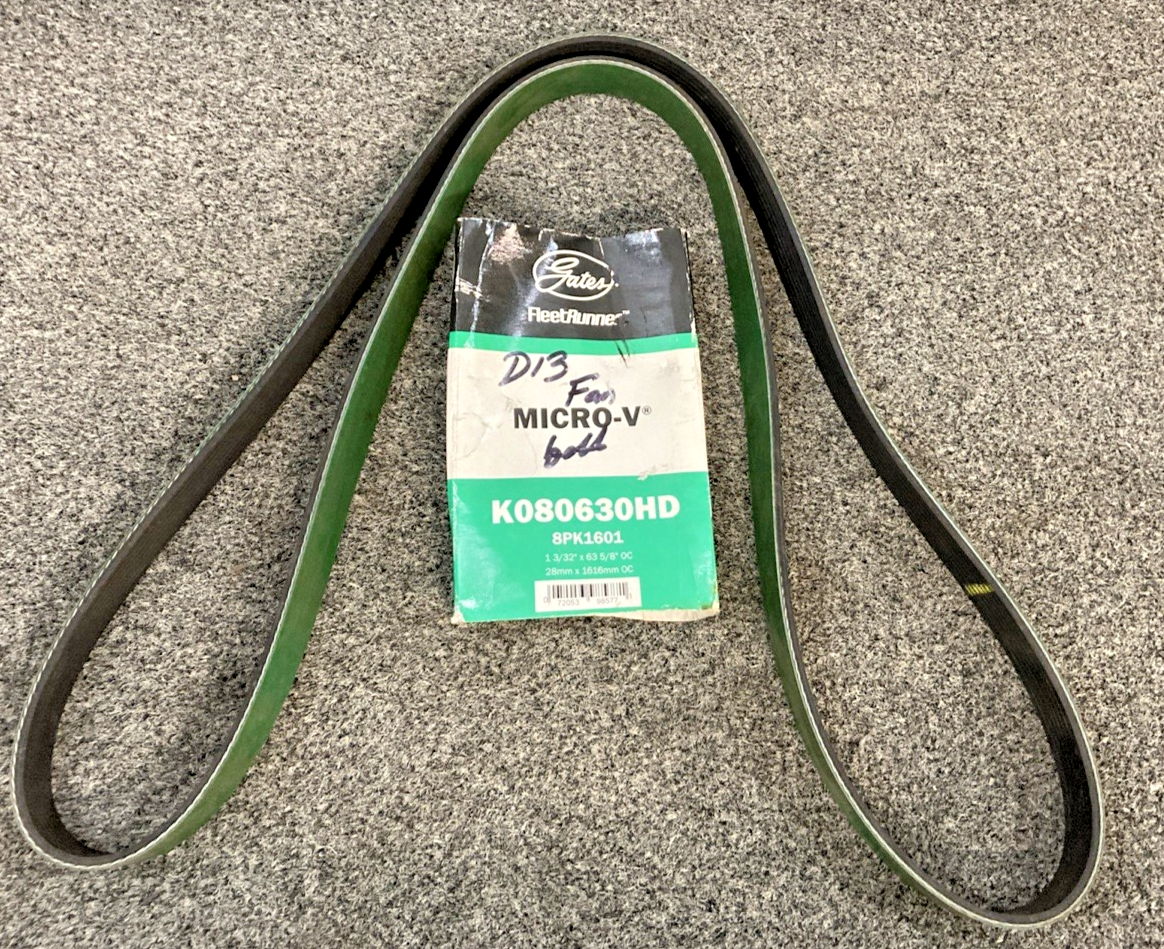 New Genuine Gates K080630HD FleetRunner Heavy-Duty Micro-V Serpentine Drive Belt