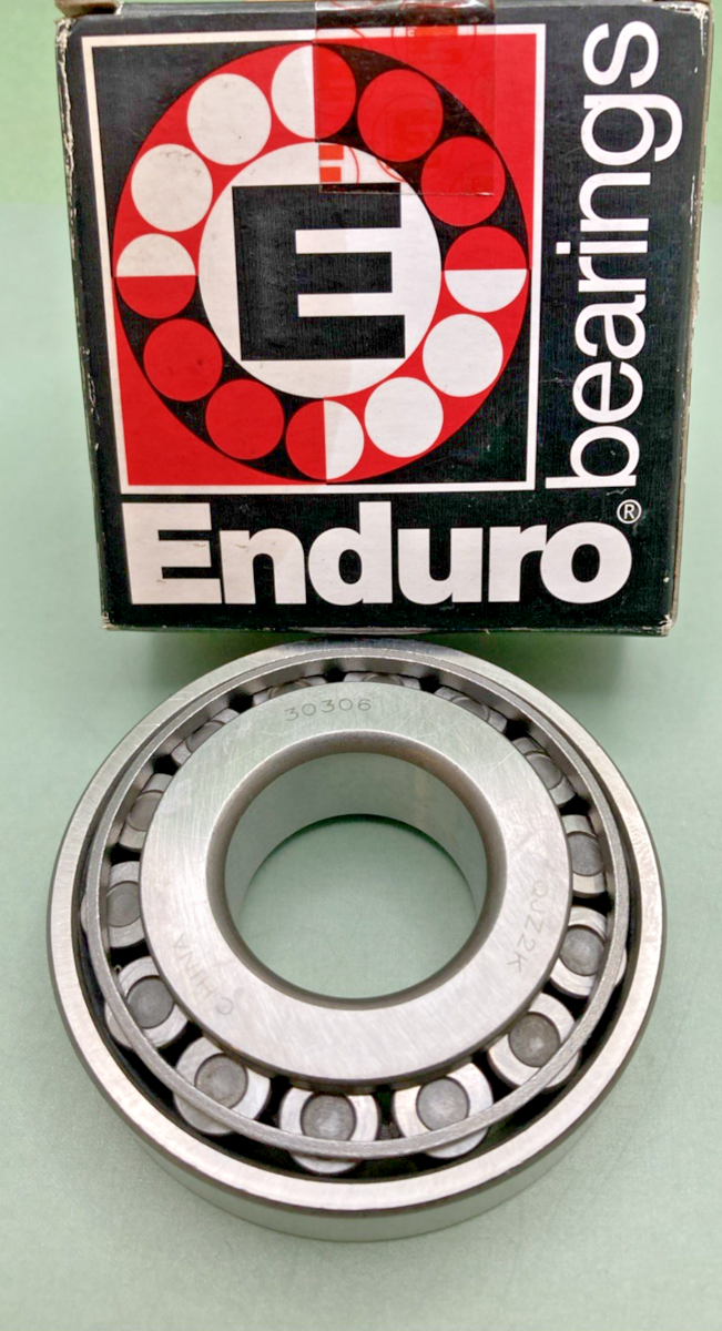 New Genuine Enduro 30306 Tapered Roller Bearing Cone and Cup Assembly