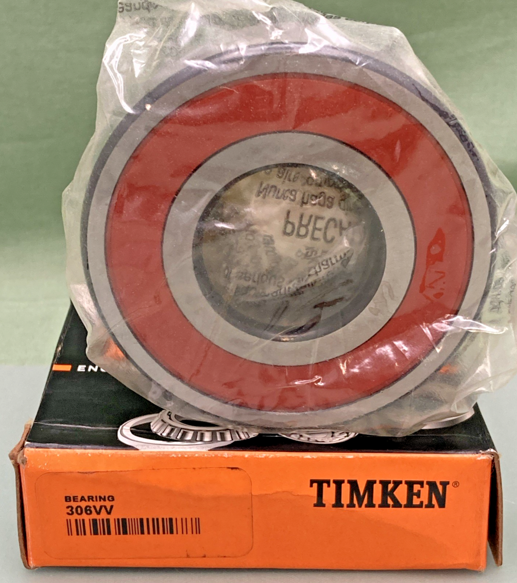 New Genuine Timken 306VV Deep Groove Ball Bearing