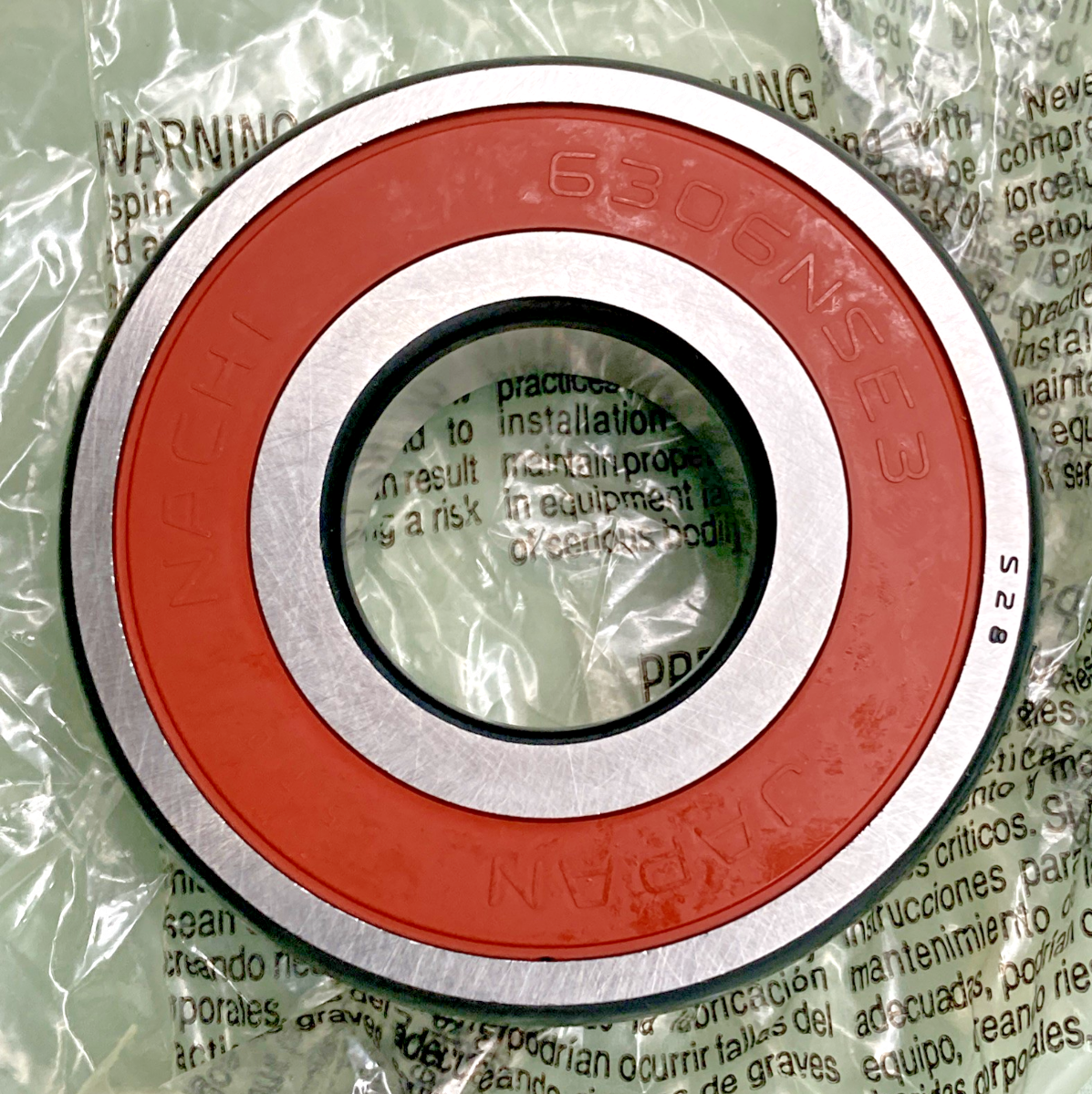 New Genuine Timken 306VV Deep Groove Ball Bearing