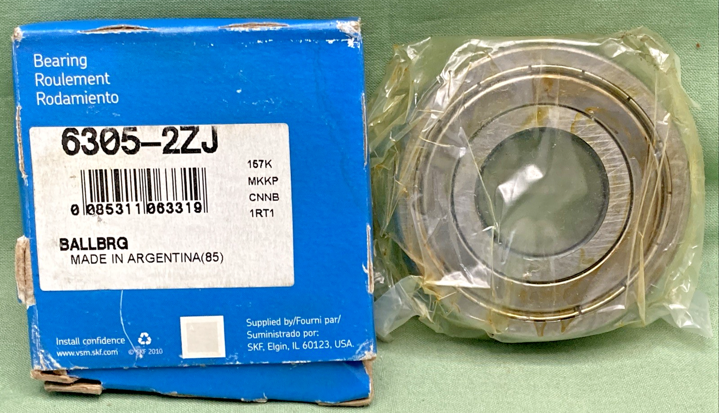 New Genuine SKF 6305-2ZJ Ball Bearing
