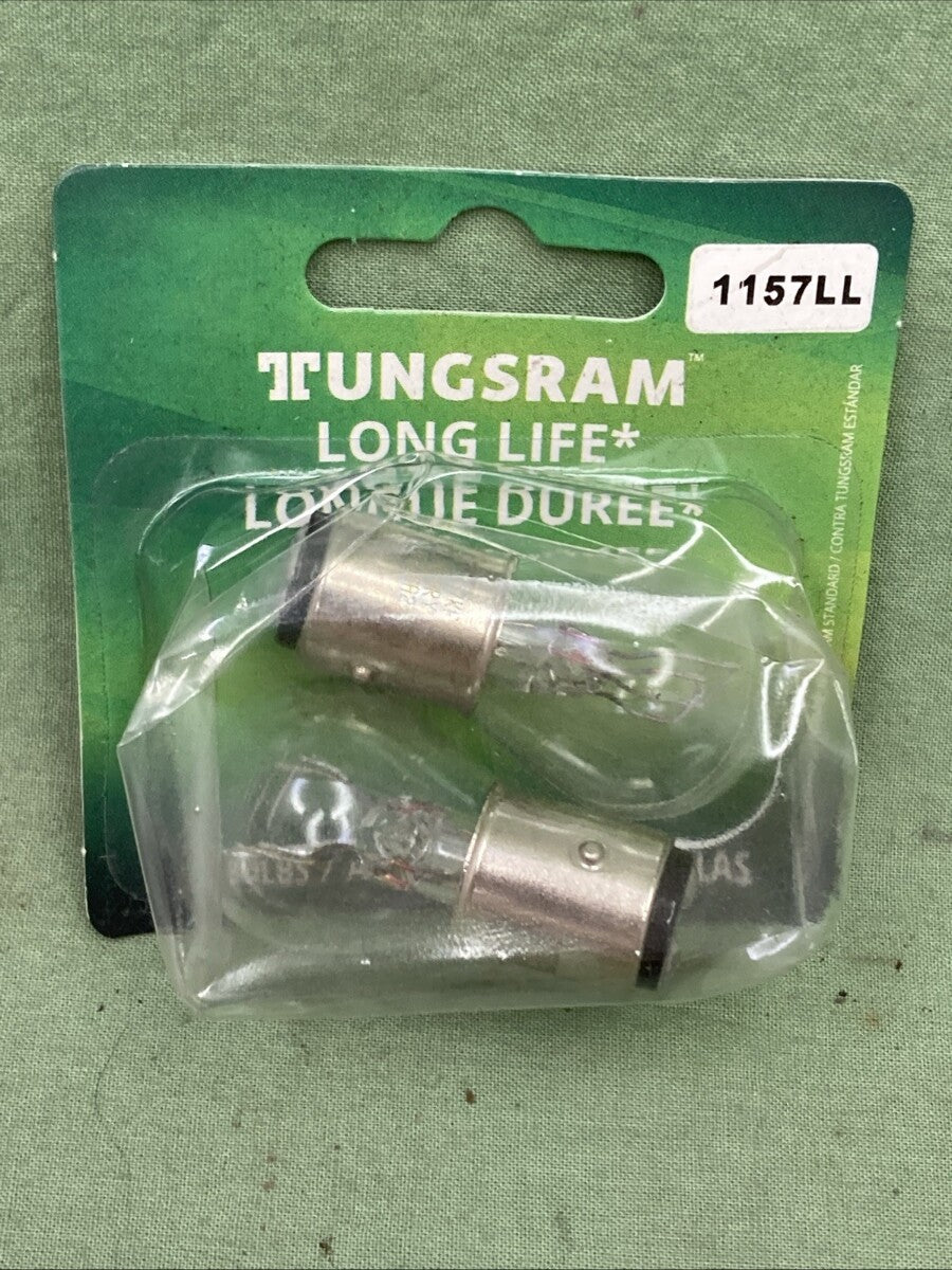 New Genuine Tungsram 1157LL 12V Bulb Set