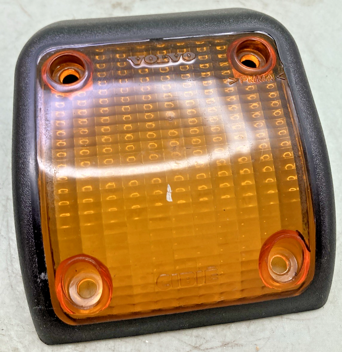 New Genuine Volvo Cibie Amber Lamp Lens