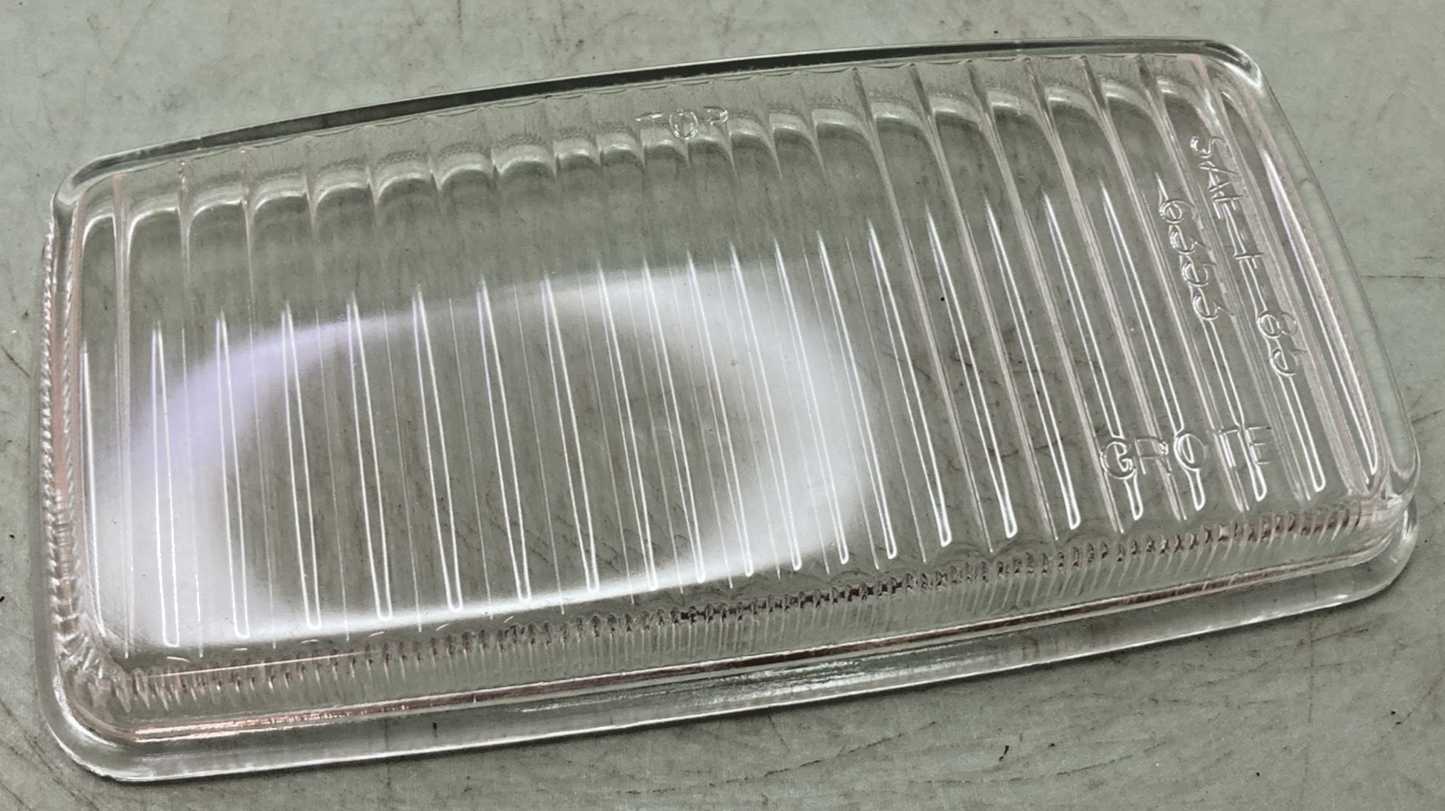 New Genuine Grote SAE-F-85 6353 Glass Clear Fog Light Lens