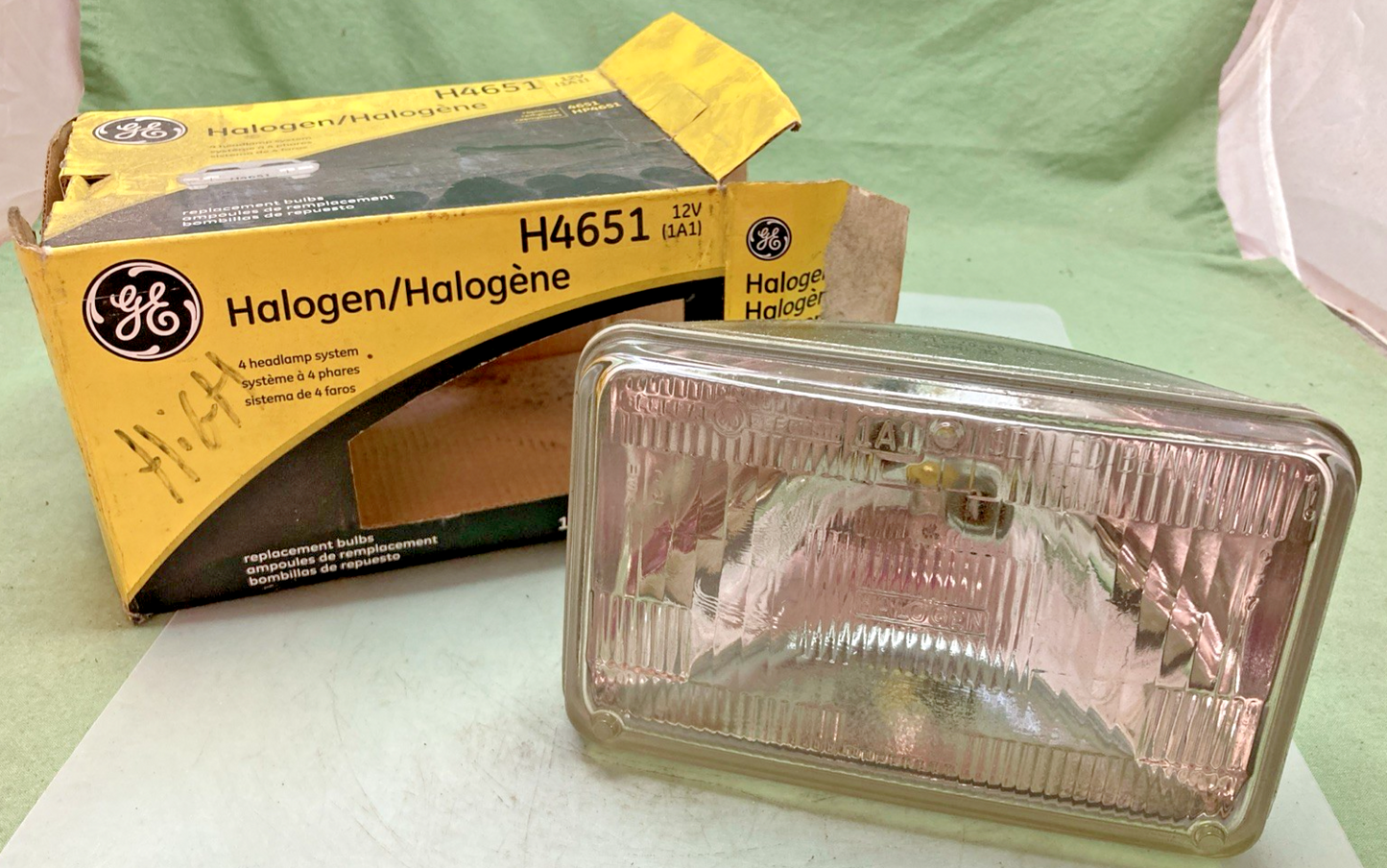 New Genuine GE H4651 Halogen Headlamp