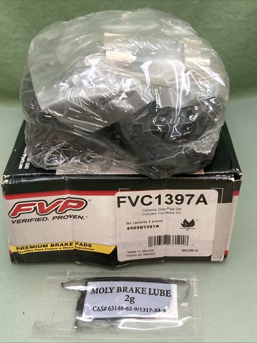 New Genuine FVP FVC1397A Ceramic Disc Brake Pad Set