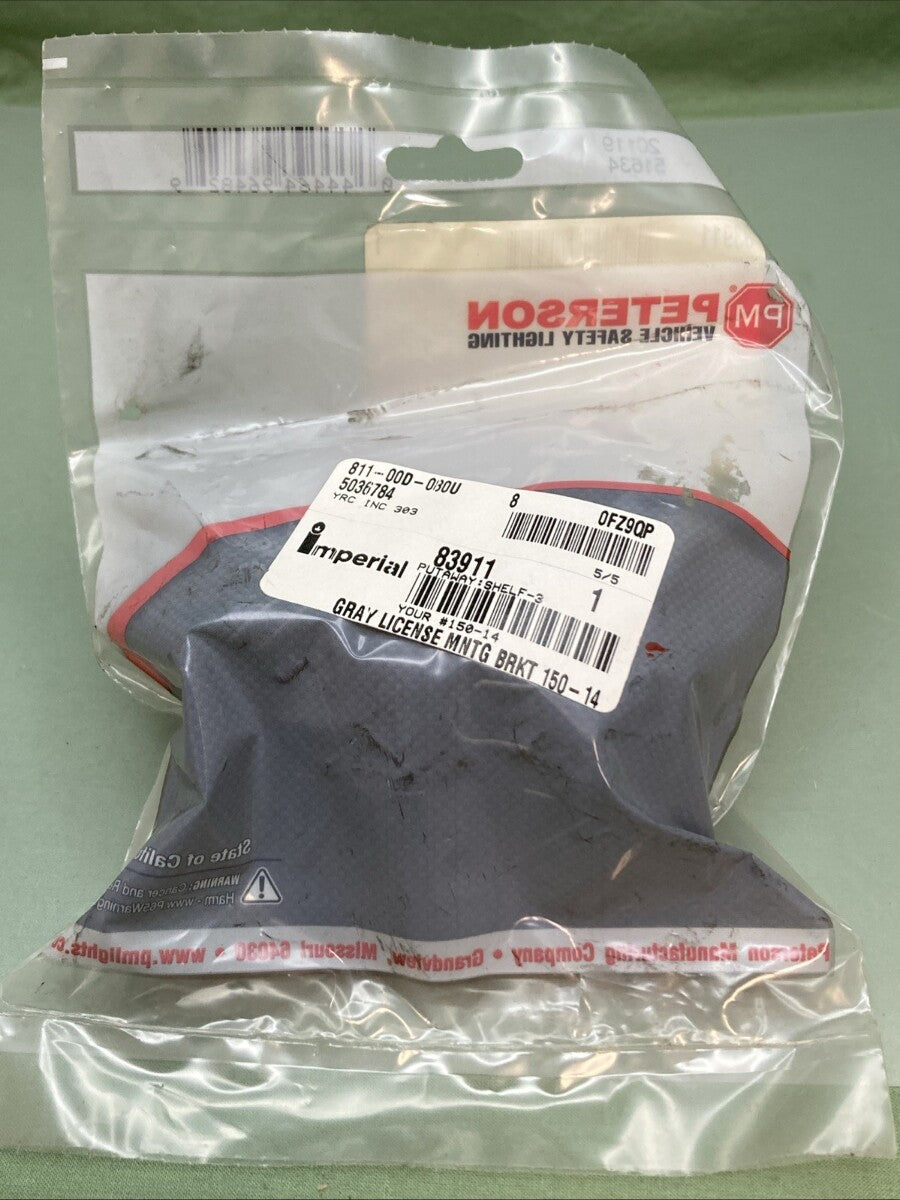 New Genuine Imperial 150-14 License/Utility Light Bracket Gray