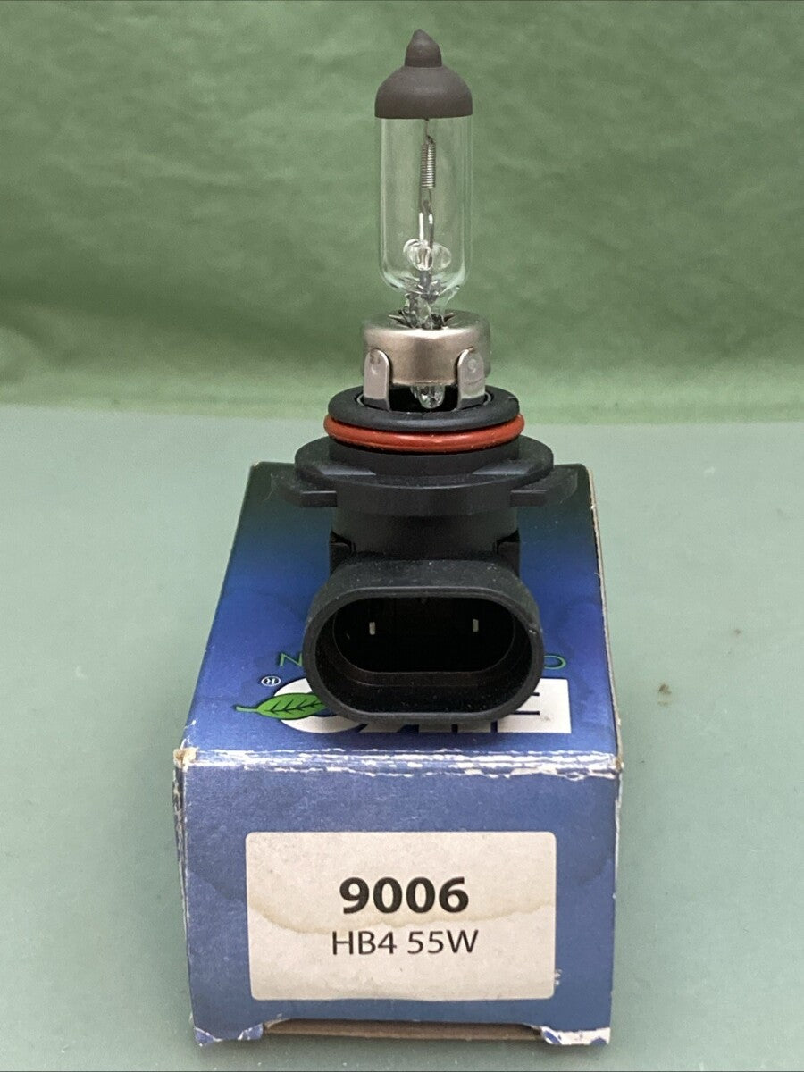 Qty 2 New Genuine Eiko 9006 HB4 55W Halogen Bulb, Right Angle