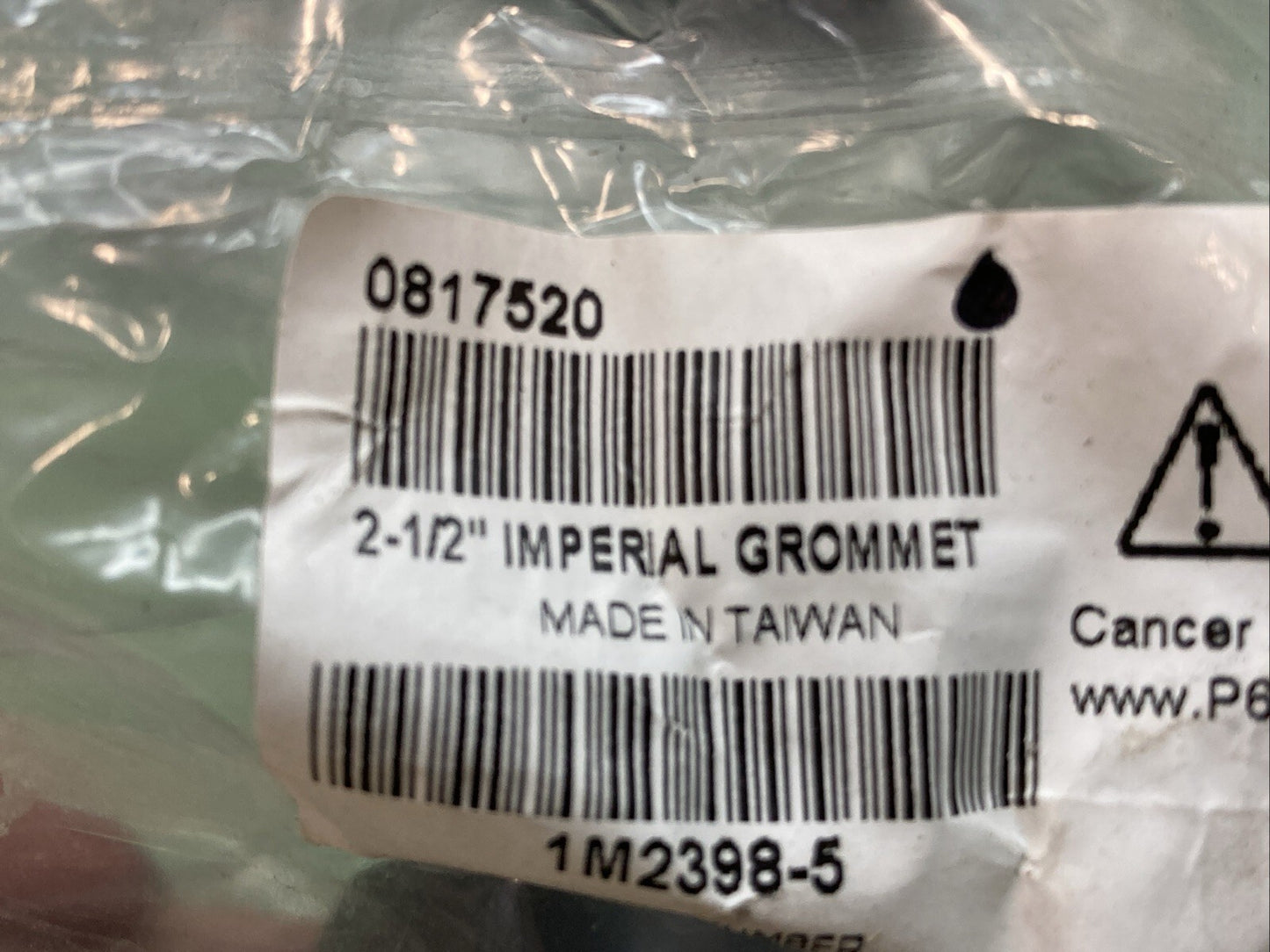 Qty 2 New Genuine Imperial 0817520 2-1/2" Imperial Grommet
