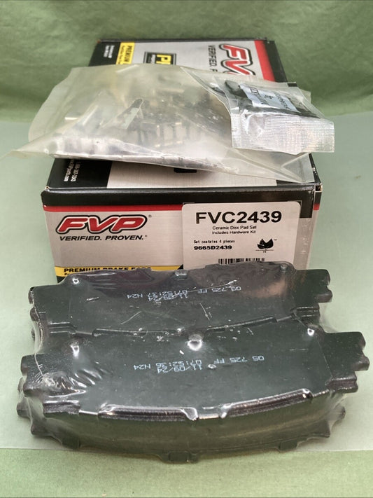 New Genuine FVP FVC2439 Ceramic Disc Brake Pad Set