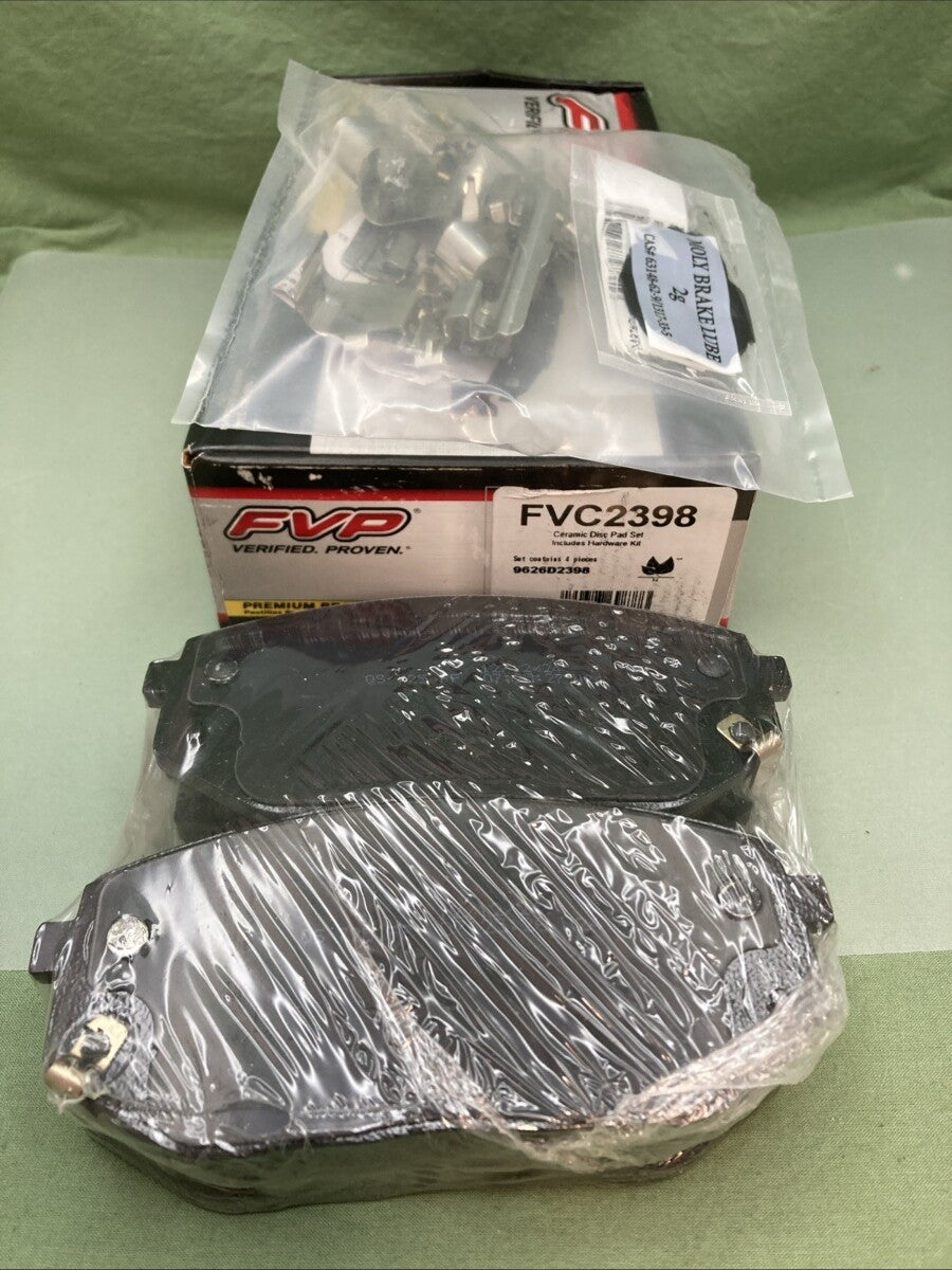 New Genuine FVP FVC2398 Ceramic Disc Brake Pad Set