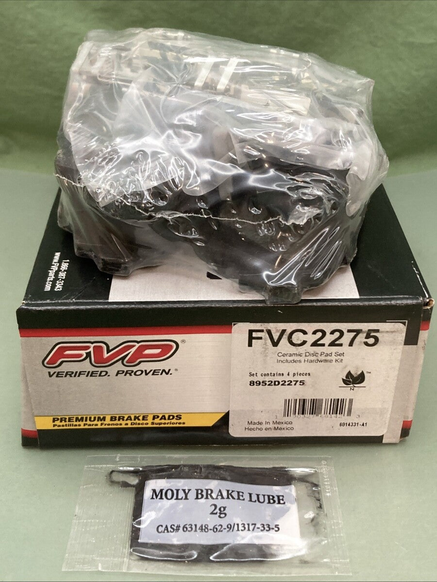 New Genuine FVP FVC2275 Ceramic Disc Brake Pad Set
