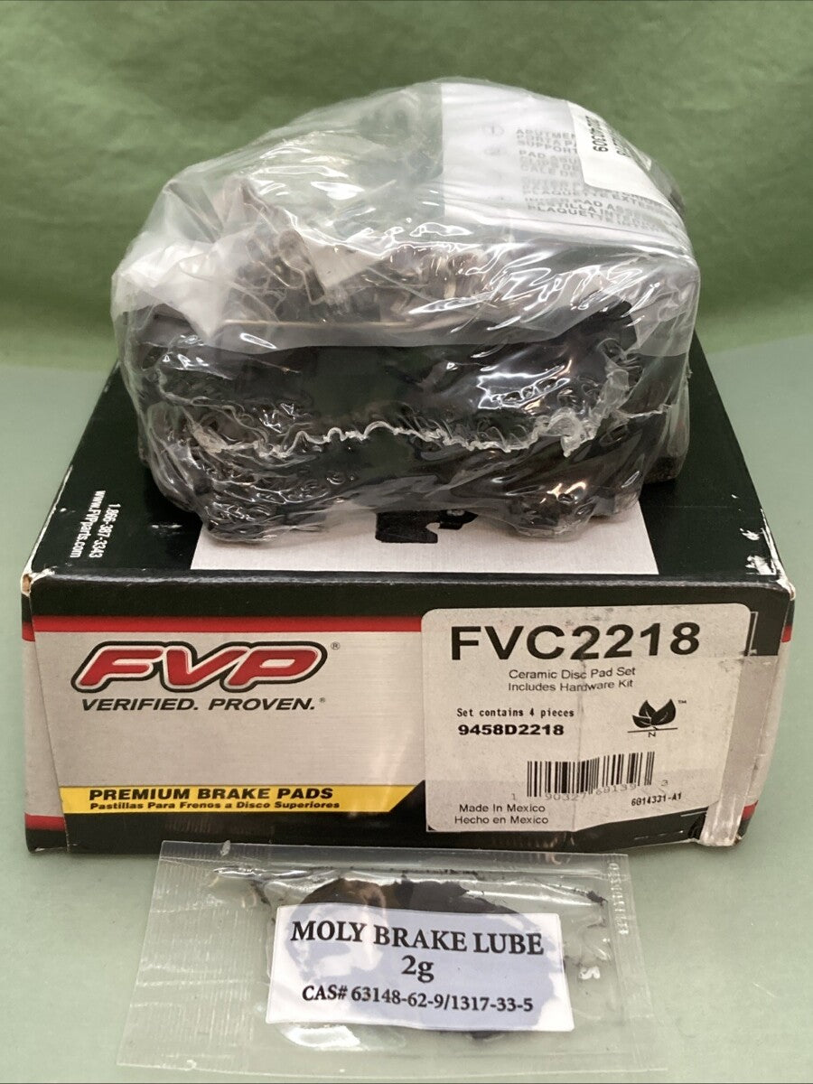 New Genuine FVP FVC2218 Ceramic Disc Brake Pad Set