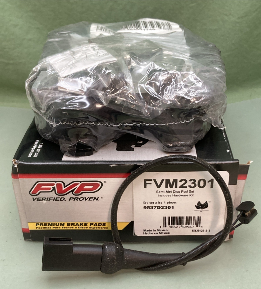 New Genuine FVP FVM2301 Semi-Met Disc Brake Pad Set